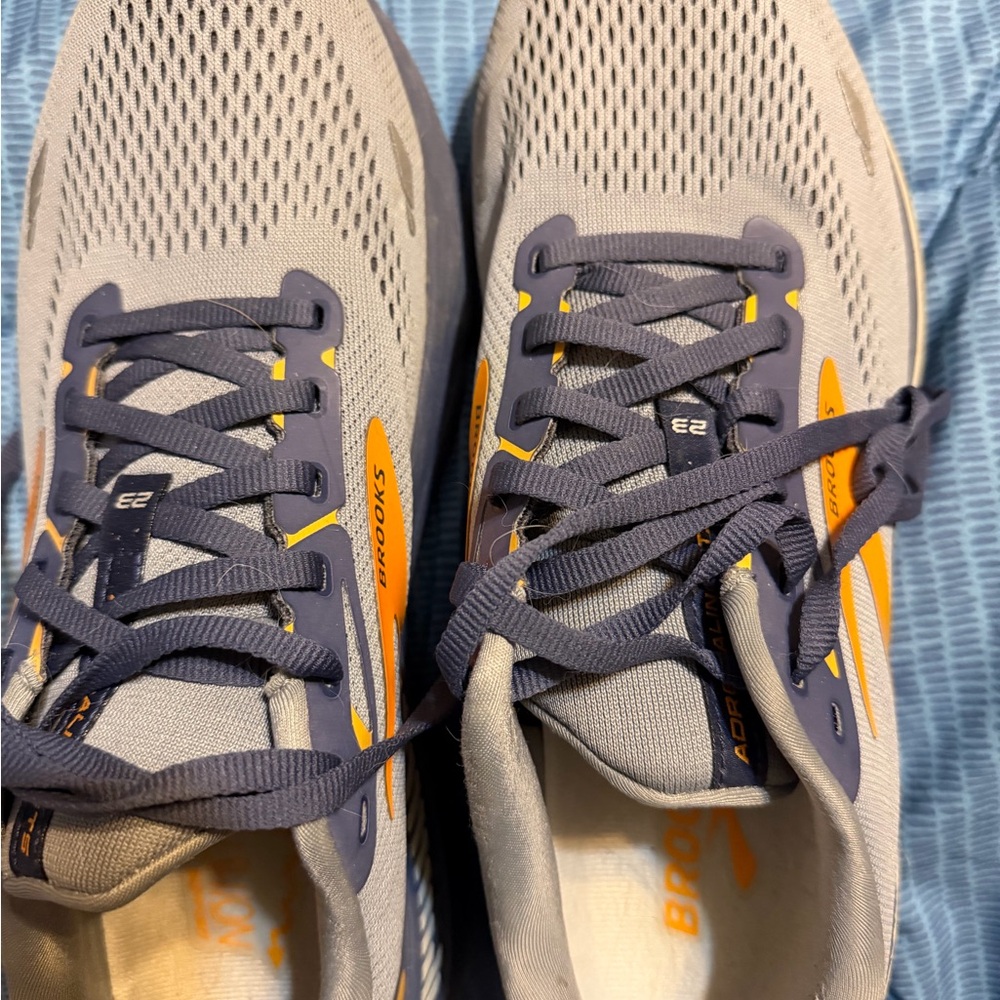 Brooks Men's Athletic Shoes in Gray and Orange